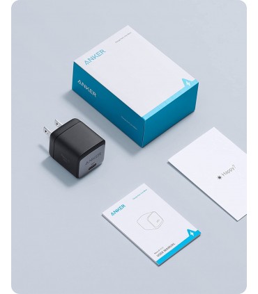 آداپتور شارژر انکر مدل Anker Nano II 30W با توان ۳۰ وات-A2146L11-مشکی