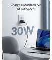 آداپتور شارژر انکر مدل Anker Nano II 30W با توان ۳۰ وات-A2146L11-مشکی