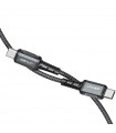 کابل شارژ ۱.۲ متری دو سر USB-C ایس فست مدل ACEFAST C1-03 USB-C to USB-C-مشکی