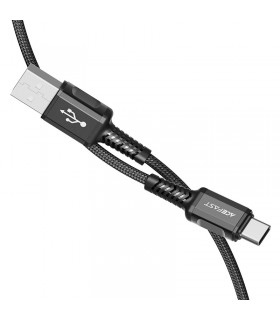 کابل شارژ ۱.۲ متری USB-A به USB-C ایس فست مدل ACEFAST C1-04 USB-A to USB-C-مشکی