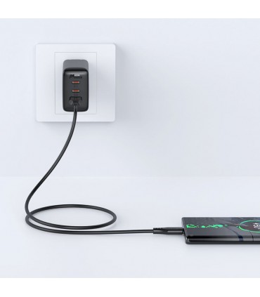 کابل شارژ ۱.۲ متری USB-A به USB-C ایس فست مدل ACEFAST C3-04 USB-A to USB-C-مشکی