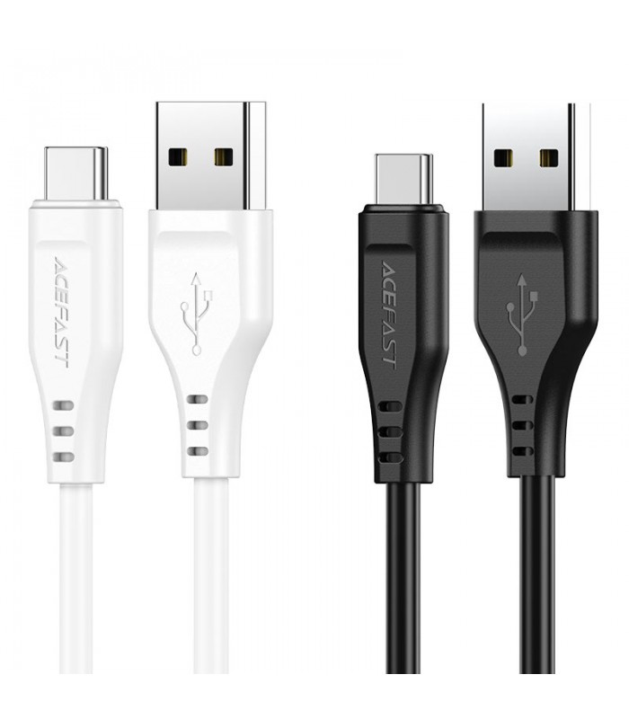 کابل شارژ ۱.۲ متری USB-A به USB-C ایس فست مدل ACEFAST C3-04 USB-A to USB-C-مشکی