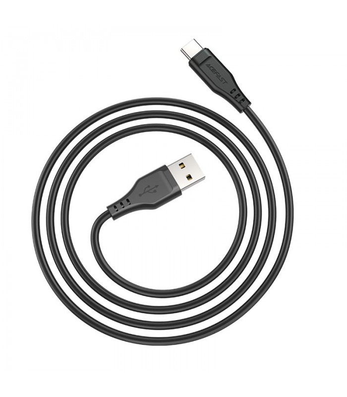کابل شارژ ۱.۲ متری USB-A به USB-C ایس فست مدل ACEFAST C3-04 USB-A to USB-C-مشکی