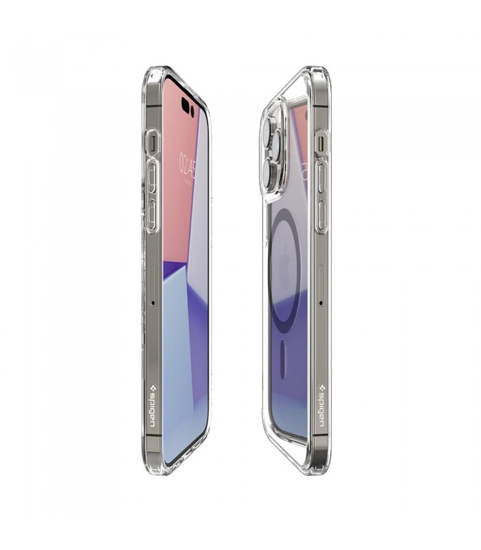 کیس Spigen مدل Ultra Hybrid MagFit Carbon Fiber مناسب iPhone 14 Pro Max-شفاف/کربن-ACS04827