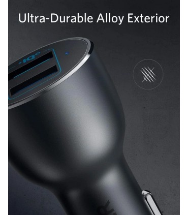 شارژر فندکی انکر مدل Anker PowerDrive III A2729H11 رنگ مشکی