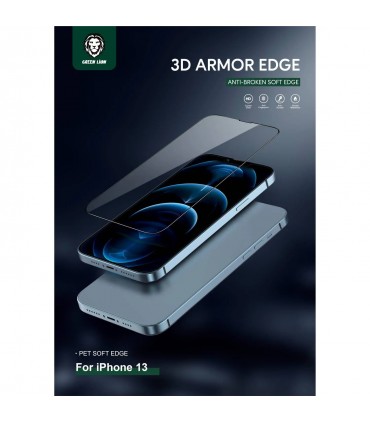 گلس شفاف گرین مدل 3D Armor Edge Glass مناسب برای گوشی 14/13/13 Pro