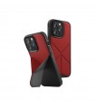 کیس استند دار یونیک مناسب iPhone 13 Pro Max مدل UNIQ Transforma MagSafe-قرمز