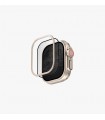 گلس و رینگ استیل اپل واچ یونیک مناسب Apple Watch Ultra 49mm مدل UNIQ Optix Duo Pro