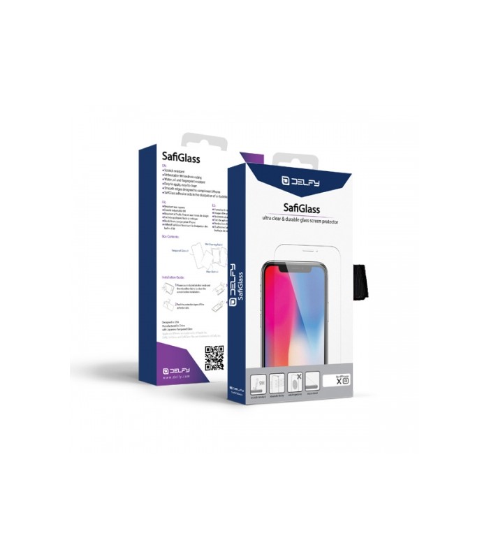 گلس محافظ نمایشگر دلفی مناسب iPhone 11/XR مدل Delfy SafiGlass