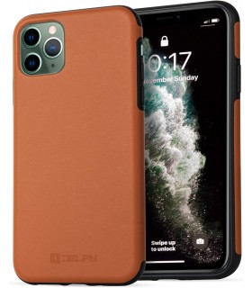 قاب موبایل دلفی مدل DermaCase مناسب برای آیفون 11 Pro Max/XS Max - رنگ قهوه‌ای