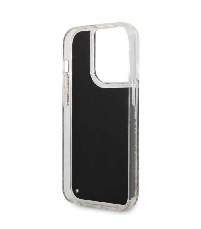 کیس آکواریومی سی جی موبایل مناسب iPhone 14 Pro مدل CG Mobile KARL LAGERFELD-مشکی/طلایی-KLHCP14LLGGKBK