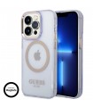 کیس مگ‌سیف سی جی موبایل مناسب iPhone 14 Pro مدل CG Mobile Guess-طلایی/بنفش-GUHMP14LHTCMU
