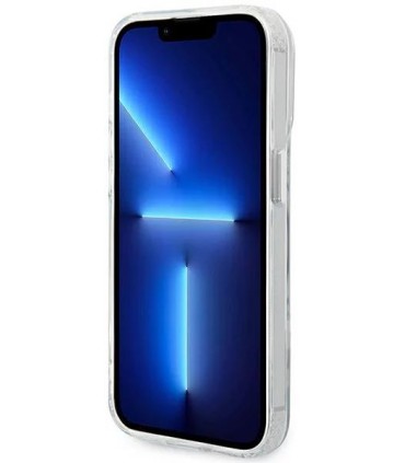 کیس مگ‌سیف سی جی موبایل مناسب iPhone 14 Pro مدل CG Mobile KARL LAGERFELD-نقره‌ای-KLHMP14LHKCT