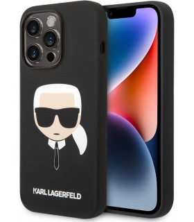 کیس مگ‌سیف سی جی موبایل مناسب iPhone 14 Pro مدل CG Mobile KARL LAGERFELD-مشکی-KLHMP14LSLKHBK