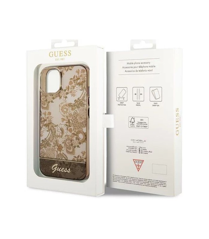 کیس سی جی موبایل مناسب iPhone 13/14 مدل CG Mobile Guess-شنی-GUHCP14SHGPLHC