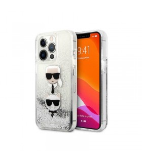 کیس آکواریومی سی جی موبایل مناسب iPhone 13 Pro مدل CG Mobile KARL LAGERFELD-نقره‌ای-KLHCP13LKICGLS