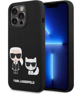 کیس مگ‌سیف سی جی موبایل مناسب iPhone 14 Pro مدل CG Mobile KARL LAGERFELD-مشکی-KLHMP14LSSKCK
