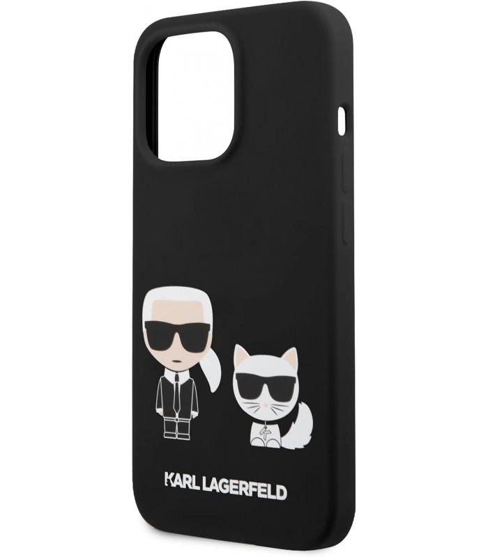 کیس مگ‌سیف سی جی موبایل مناسب iPhone 14 Pro مدل CG Mobile KARL LAGERFELD-مشکی-KLHMP14LSSKCK