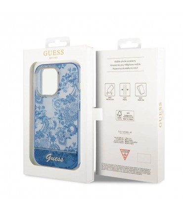 کیس سی جی موبایل مناسب iPhone 14 Pro مدل CG Mobile Guess-آبی-GUHCP14LHGPLHB
