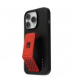 کیس چرمی استند‌دار لولو مدل Levelo Morphix مناسب iPhone 14 Pro Max-مشکی/قرمز