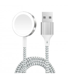 کابل شارژ اپل واچ گرین مدل Green Magnetic Charging Cable for iWatch USB-A-۱.۲ متری-سفید