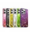 کیس آکواریومی گرین مناسب iPhone 14 Pro مدل Green Happiness Case 3D Glitter Resin