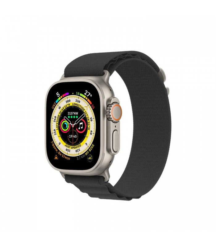 بند نایلونی اپل واچ  گرین مدل Green Ultra Series Watchband 42/44/45/49mm-مشکی