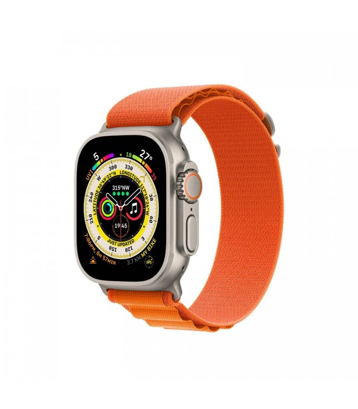 بند نایلونی اپل واچ  گرین مدل Green Ultra Series Watchband 42/44/45/49mm-نارنجی
