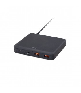 آداپتور شارژر رومیزی یونیک مدل UNIQ Surge Mini 100W PD-مشکی