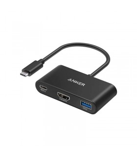 هاب شارژر ۳ در ۱ انکر مدل Anker PowerExpand 3-in-1 USB-C PD Hub-A8339HA1