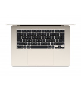 مک بوک ایر ۱۵.۳ اینچی اپل با چیپ M2 مدل MQKU3 - رنگ استارلایت