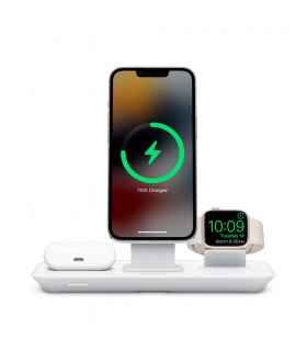 شارژر بی‌سیم سه‌گانه موفی مدل Mophie 3-in-1 stand for MagSafe Charger