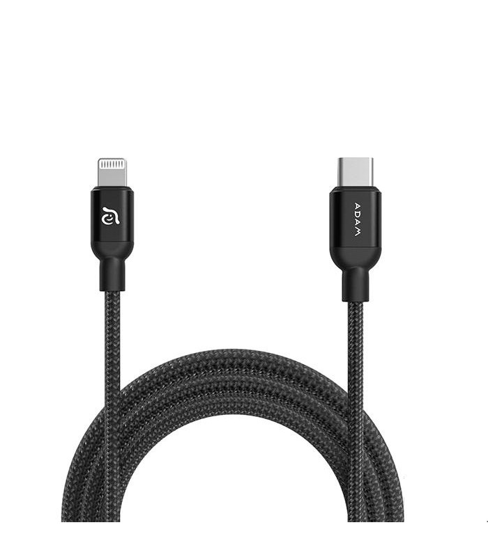 کابل USB-C به لایتنینگ آدام المنتس مدل Adam Elements PeAk II C300B رنگ مشکی
