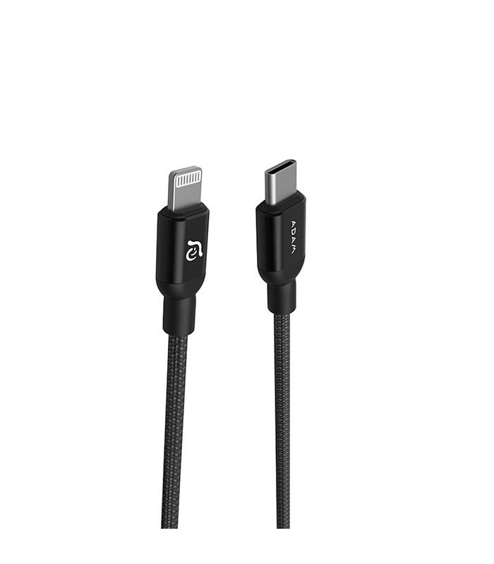 کابل USB-C به لایتنینگ آدام المنتس مدل Adam Elements PeAk II C300B رنگ مشکی
