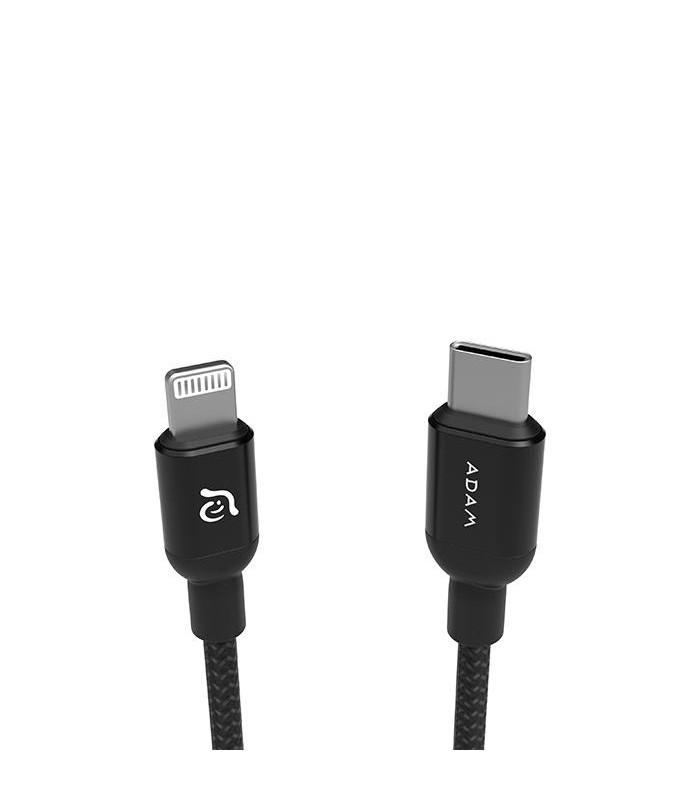کابل USB-C به لایتنینگ آدام المنتس مدل Adam Elements PeAk II C300B رنگ مشکی