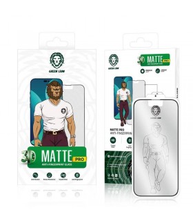 گلس مات گرین مدل 3D Matte Pro Glass مناسب برای گوشی 14 Pro