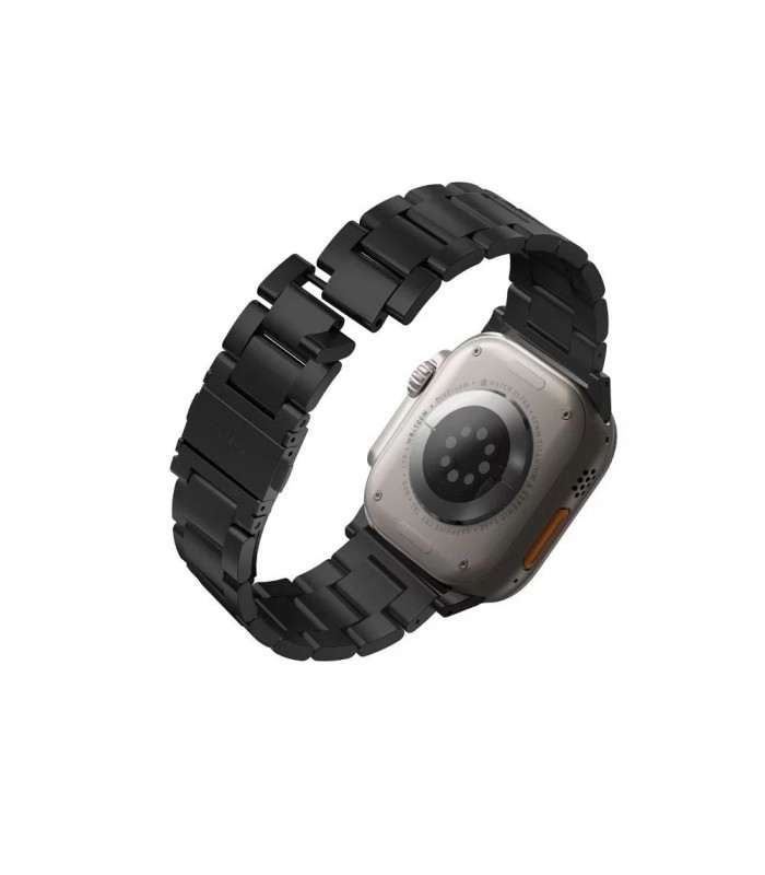 بند استیل اپل واچ یونیک مدل UNIQ OSTA رنگ مشکی سایز49/45/44/42mm