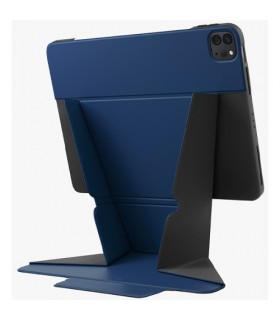 کیف کلاسوری استنددار یونیک مدل UNIQ Ryze مناسب برای تبلت اپل iPad Pro 11"/iPad Air 10.9"-آبی-RYZEBLU