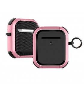 کیس محافظ ایرپادز نسل اول و دوم مدل Eggshell Defender رنگ صورتی