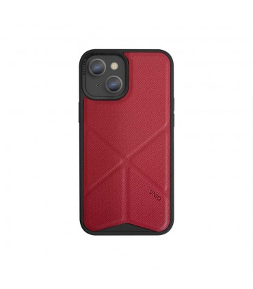 کیس استند دار یونیک مناسب iPhone 13/14 مدل UNIQ Transforma MagSafe-قرمز