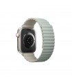 بند دورو اپل واچ یونیک مدل Uniq Revix Reversible 38/40/41mm-سبز روشن/بژ-REVSAGBEG