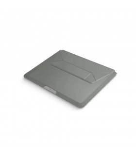 کیف چرمی مک بوک ۱۳/۱۴ اینچی یونیک مدل UNIQ Oslo 2 in 1 Laptop Sleeve-سبز-OSLO(14)
