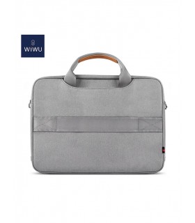 کیف شانه‌آویز لپتاپ ۱۴ اینچی ویوو مدل WIWU Pioneer shoulder-خاکستری
