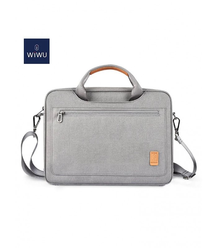 کیف شانه‌آویز لپتاپ ۱۴ اینچی ویوو مدل WIWU Pioneer shoulder-خاکستری