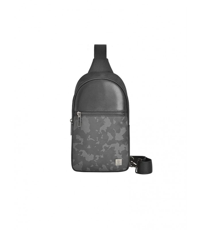 کیف شانه‌آویز ویوو مدل WIWU Salem Crossbody Bag-مشکی/چریکی