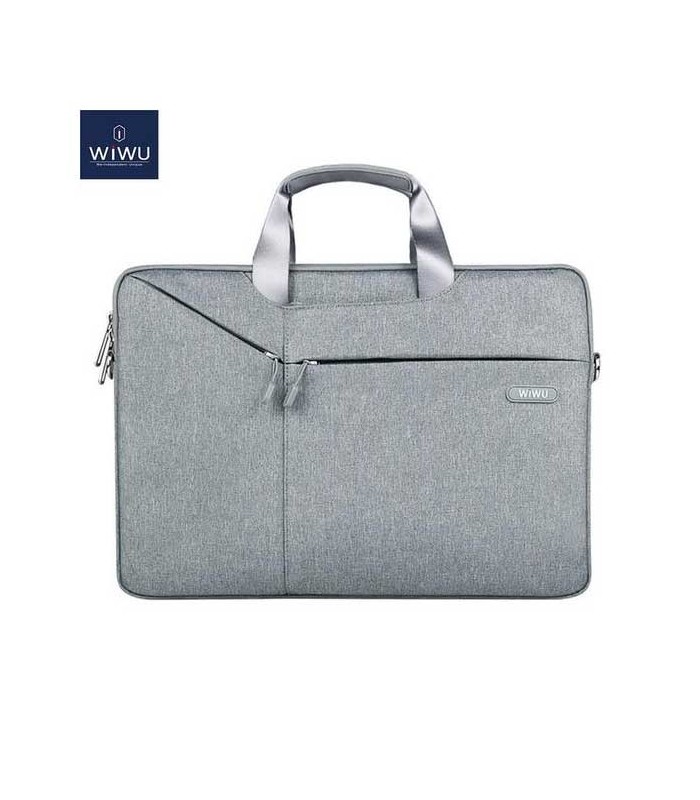 کیف شانه‌آویز لپتاپ ۱۵ اینچی ویوو مدل WIWU City Commuter Bag-طوسی