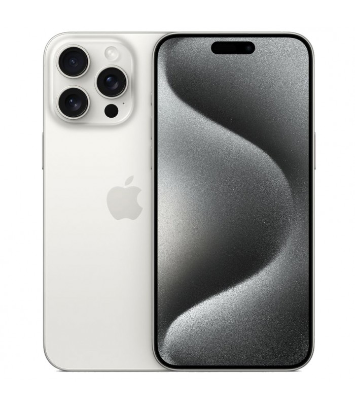گوشی موبایل اپل مدل آیفون ۱۵ پرو مکس | iPhone 15 Pro Max - ظرفیت ۵۱۲ گیگابایت رنگ تیتانیوم سفید