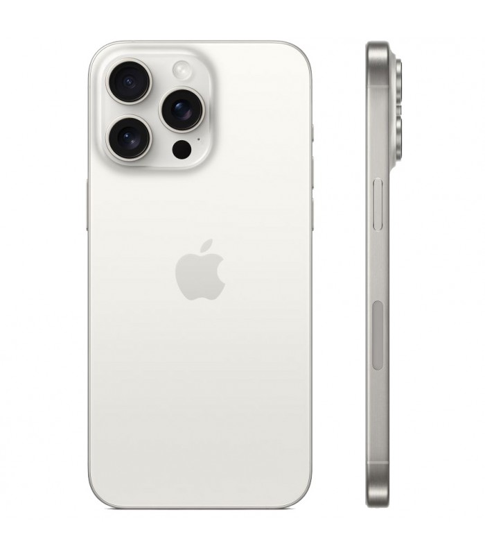 گوشی موبایل اپل مدل آیفون ۱۵ پرو مکس | iPhone 15 Pro Max - ظرفیت ۱ ترابایت رنگ تیتانیوم سفید