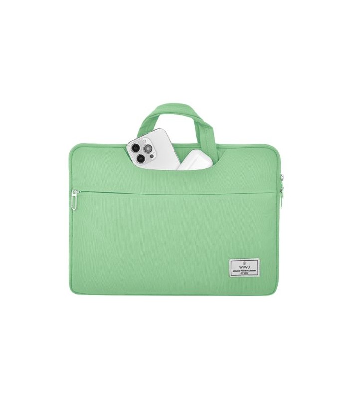 کیف لپتاپ ۱۴ اینچی ویوو مدل WIWU ViVi Laptop Handbag-سبز روشن