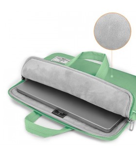 کیف لپتاپ ۱۴ اینچی ویوو مدل WIWU ViVi Laptop Handbag-سبز روشن
